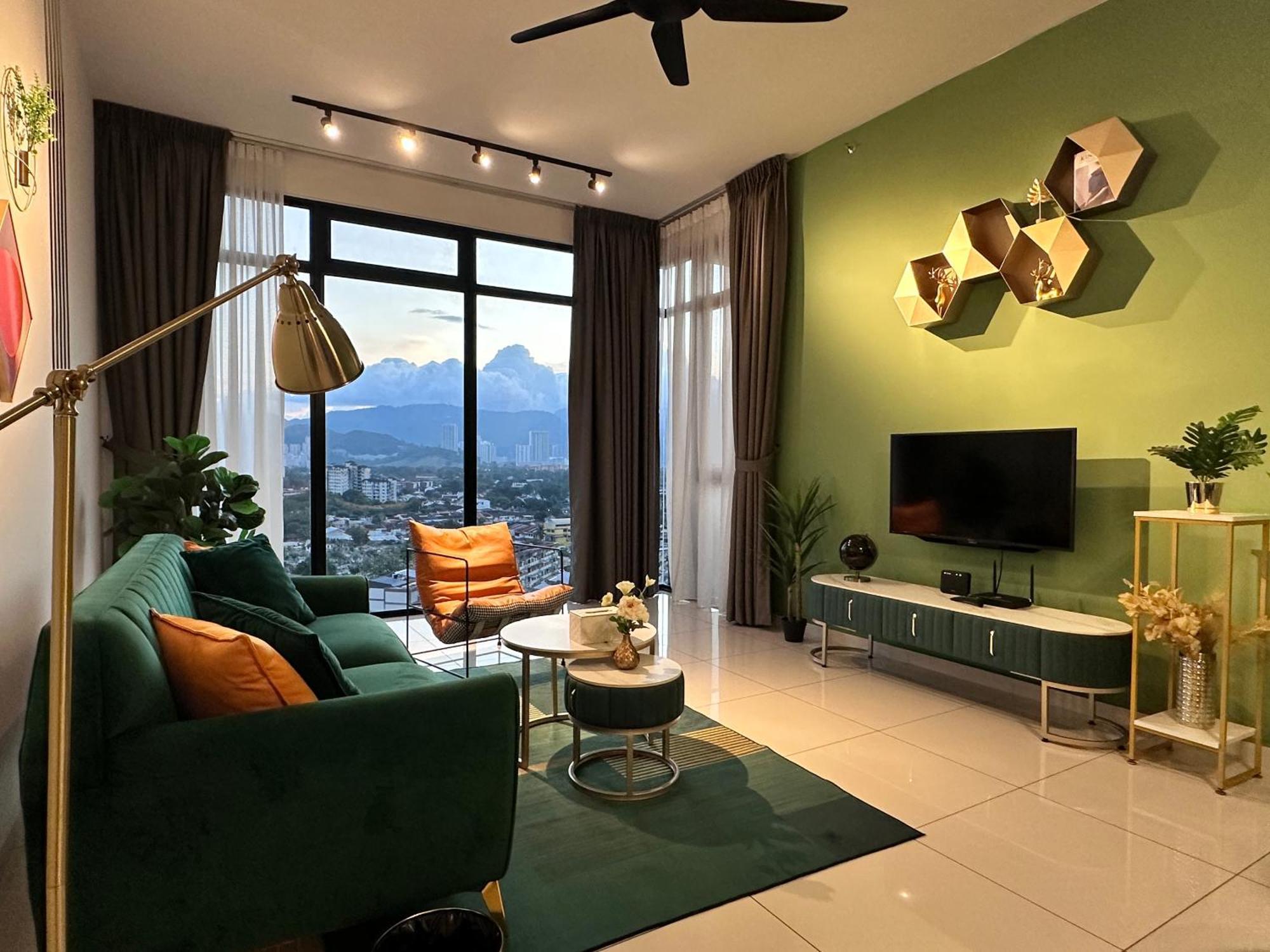 New 2Br Georgetown Warm And Lovely Homestay 10Pax-无敌美景两房民宿 Beacon Executive Suite Exterior foto