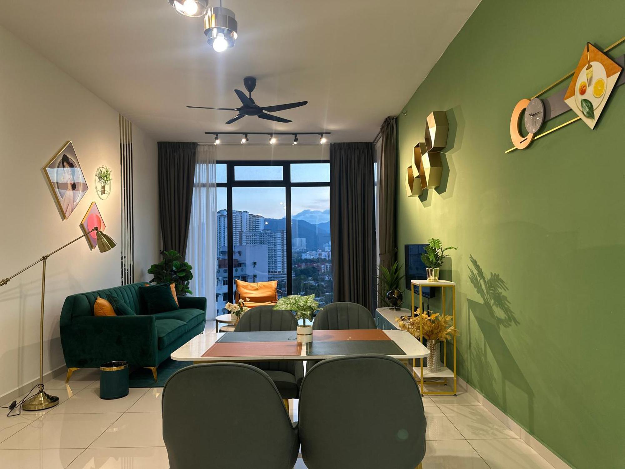 New 2Br Georgetown Warm And Lovely Homestay 10Pax-无敌美景两房民宿 Beacon Executive Suite Exterior foto